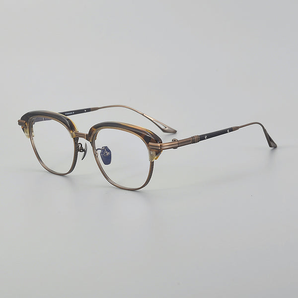 Finn Retro Rectangle Titanium Glasses Frame