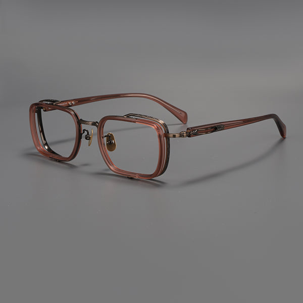 Ronan Retro Titanium Square Glasses Frame