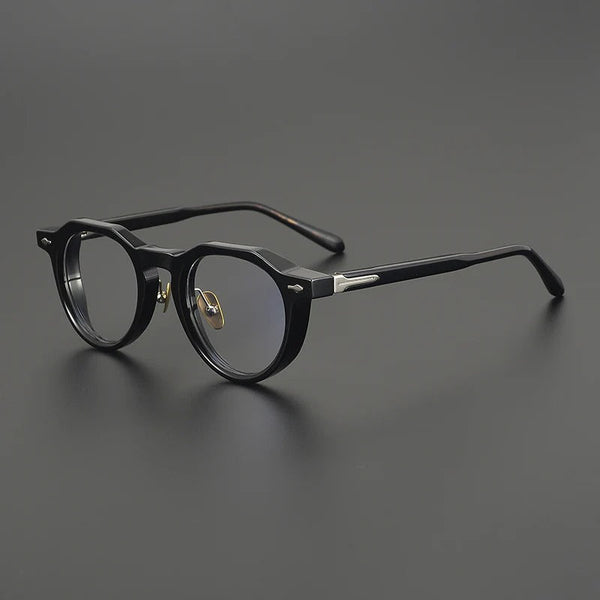 Sutton Retro Round Acetate Glasses Frame