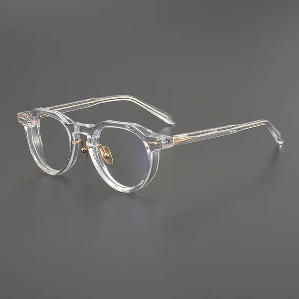 Sutton Retro Round Acetate Glasses Frame