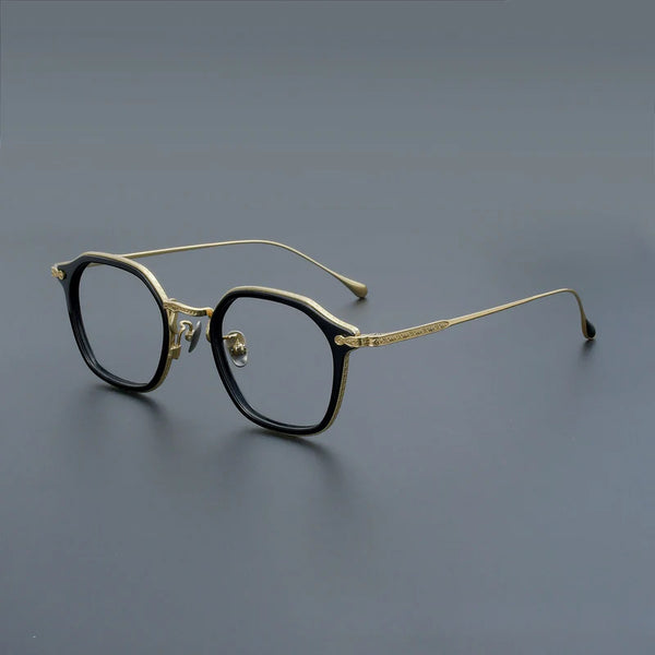 Penni Retro Square Titanium Glasses Frame