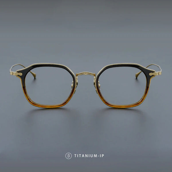 Penni Retro Square Titanium Glasses Frame