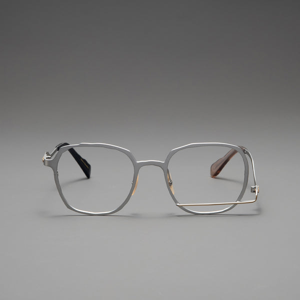 Luord Geometric-shaped titanium metal personalized eyeglass frames