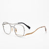 Luord Geometric-shaped titanium metal personalized eyeglass frames