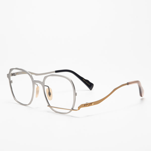 Luord Geometric-shaped titanium metal personalized eyeglass frames