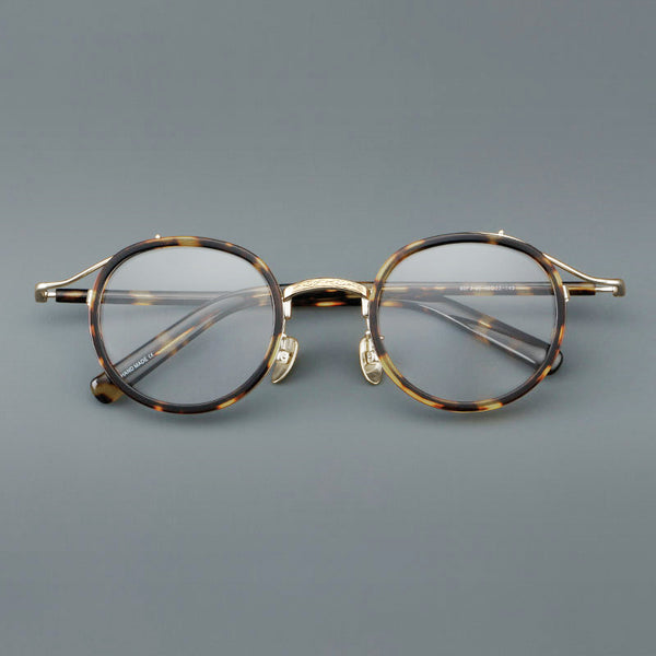 Andon Retro Round Acetate Glasses Frame