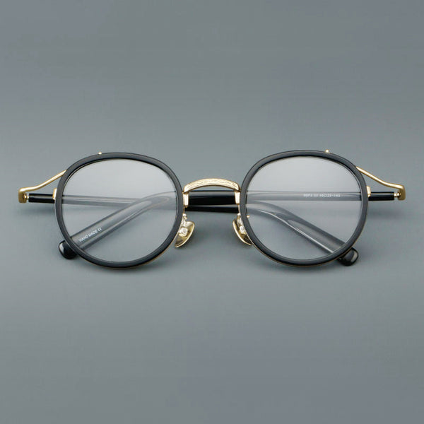 Andon Retro Round Acetate Glasses Frame