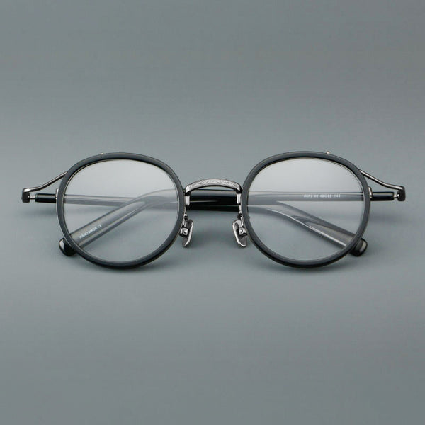 Andon Retro Round Acetate Glasses Frame