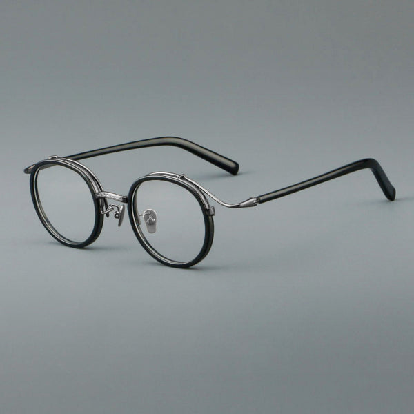 Andon Retro Round Acetate Glasses Frame