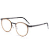 Sangcoo Titanium Vintage Round Eyeglasses Frames 9704