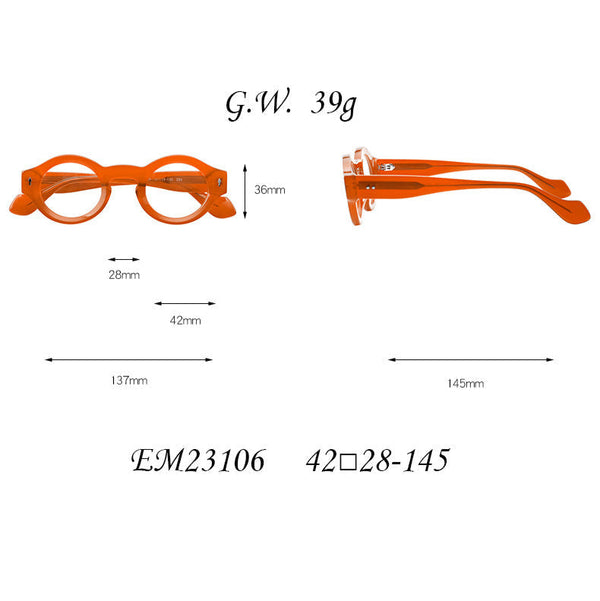 HONGMEI Vintage Acetate Glasses Frame