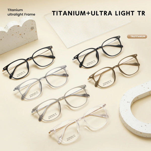 New Ultra-light Simple Myopia Eyewear Fashion Titanium