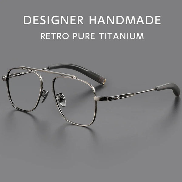 Andon Retro Aviator Titanium Glasses Frame