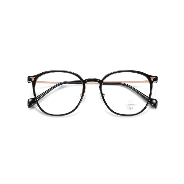 Women's Round Titanium Eyeglasses