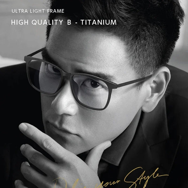 Classic Full-Frame TR90 Ultra-Lightweight Eyewear Durable Thermoplastic Steel Material