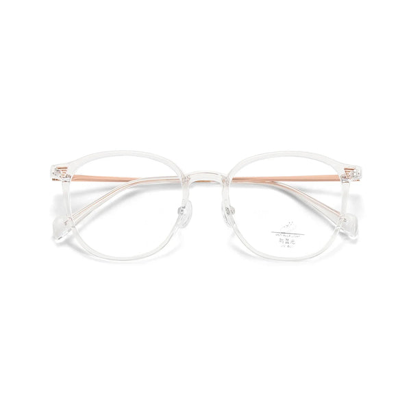 Women's Round Titanium Eyeglasses