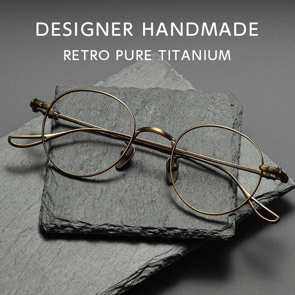 Classic round-frame eyeglass frames