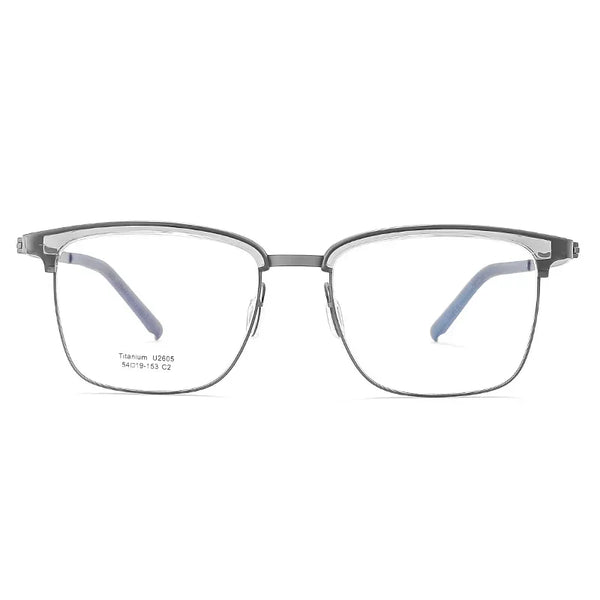 Ultra-lightweight titanium eyeglass frames for men and women