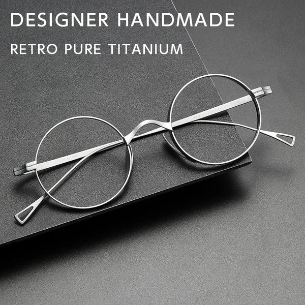 Garin Vintage Round Titanium Glasses Frame