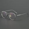 Biron Titanium Round Glasses Frame