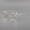 Fashion Square Luxury Acetate Pure Titanium Eyewear ReadingBusiness Retro Eyeglasses Frame Men
