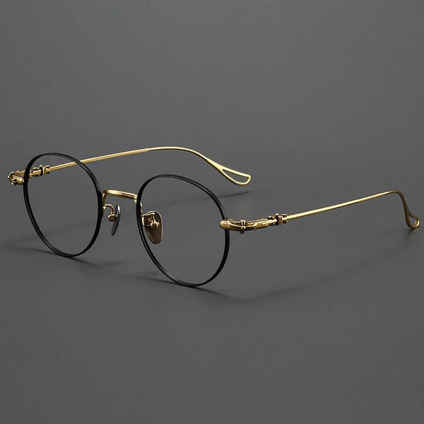 Classic round-frame eyeglass frames
