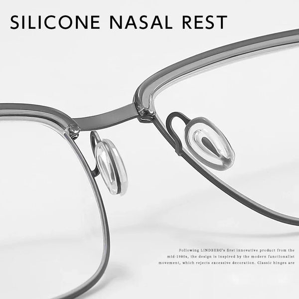Ultra-lightweight titanium eyeglass frames for men and women