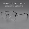 Mott Titanium Classic full-rim eyeglass frame design