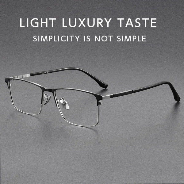 Mott Titanium Classic full-rim eyeglass frame design