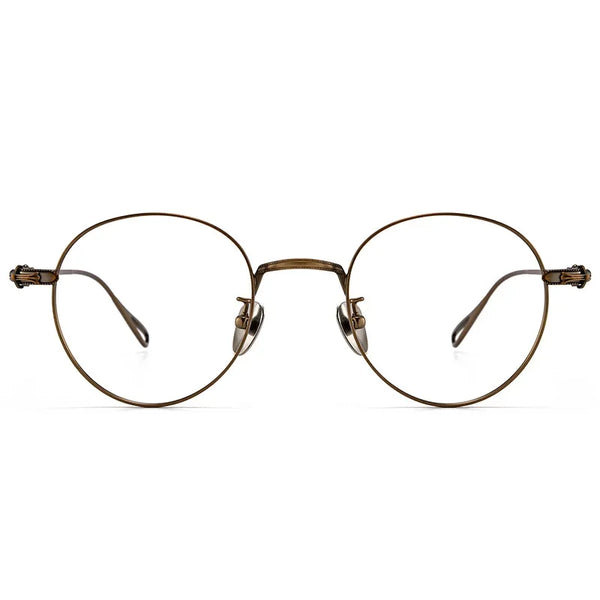 Classic round-frame eyeglass frames