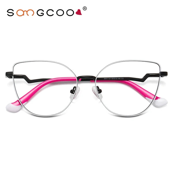 Cat Eye Classic Women's Eyeglass Frames Alloy