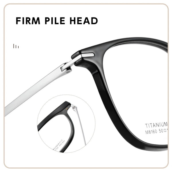 Fashionable Ultra-Lightweight Titanium Eyeglass Frames