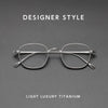 Unger Titanium Vintage Oval Eyeglasses Frames