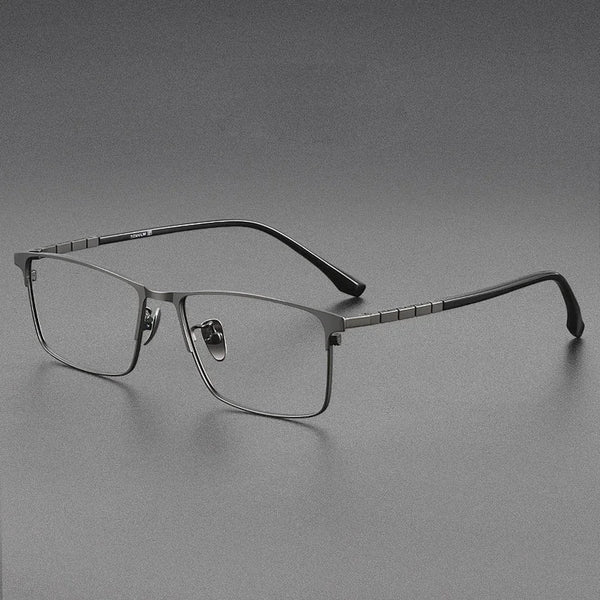 Mott Titanium Classic full-rim eyeglass frame design