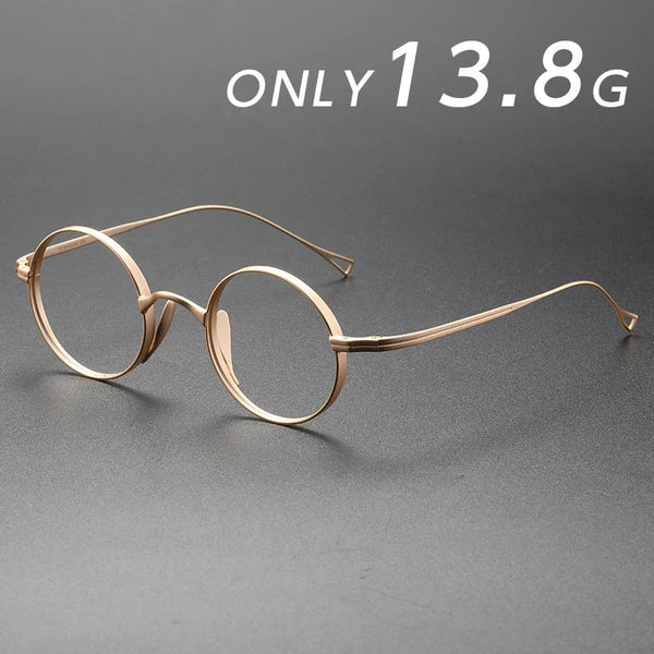 Garin Vintage Round Titanium Glasses Frame