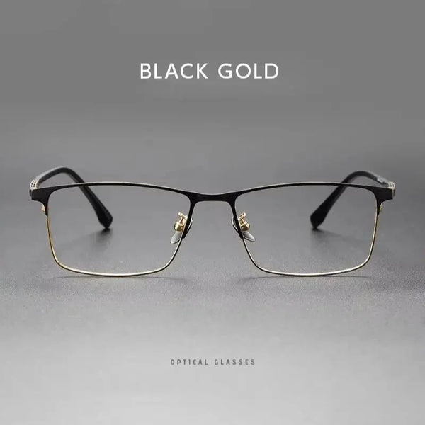 Mott Titanium Classic full-rim eyeglass frame design