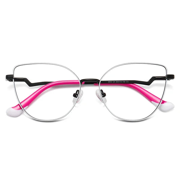 Cat Eye Classic Women's Eyeglass Frames Alloy