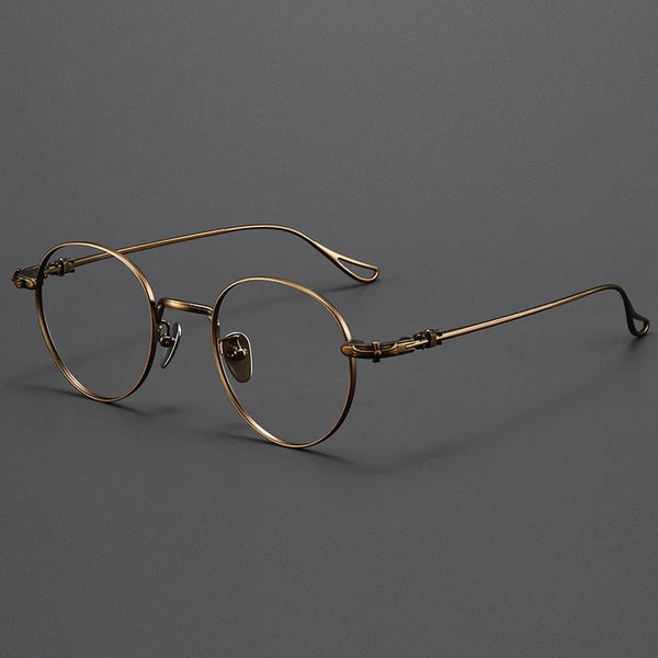 Classic round-frame eyeglass frames