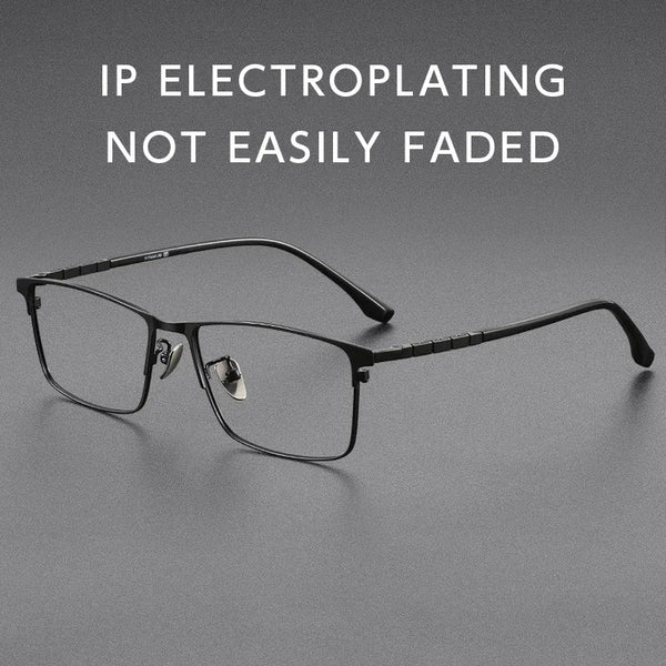 Mott Titanium Classic full-rim eyeglass frame design