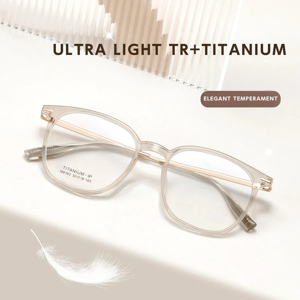 Fashionable Ultra-Lightweight Titanium Eyeglass Frames