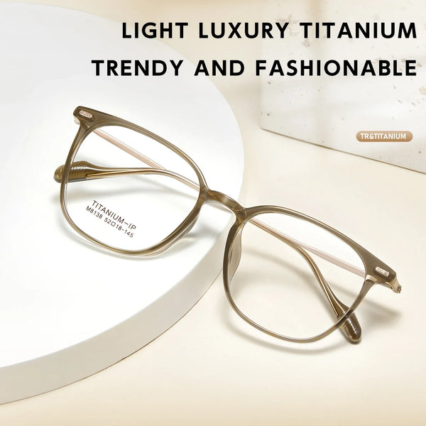 New Ultra-light Simple Myopia Eyewear Fashion Titanium
