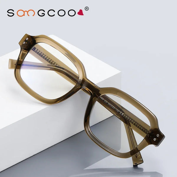 Veet Retro Rectangle TR90 Glasses Frame