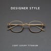 Unger Titanium Vintage Oval Eyeglasses Frames