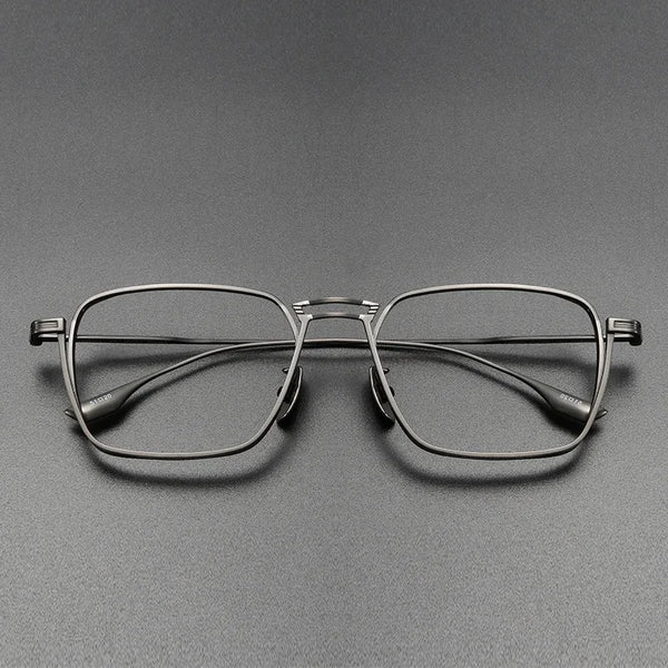 Ultra-lightweight titanium eyeglass frames are durable