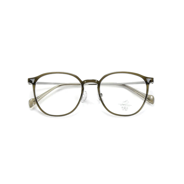 Women's Round Titanium Eyeglasses