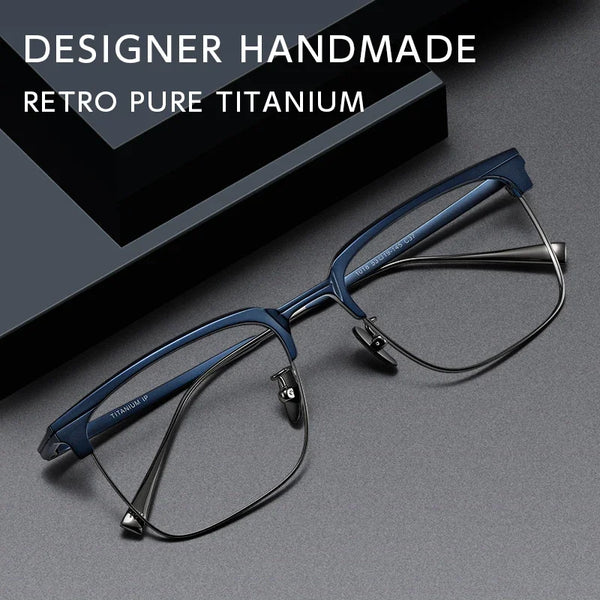 Eran Retro Titanium Ultra-Light Glasses Frame