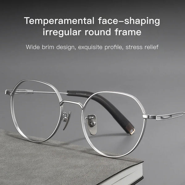 Chand Retro Square Titanium Glasses Frame