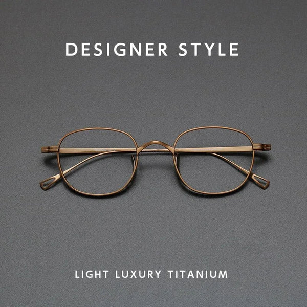 Unger Titanium Vintage Oval Eyeglasses Frames