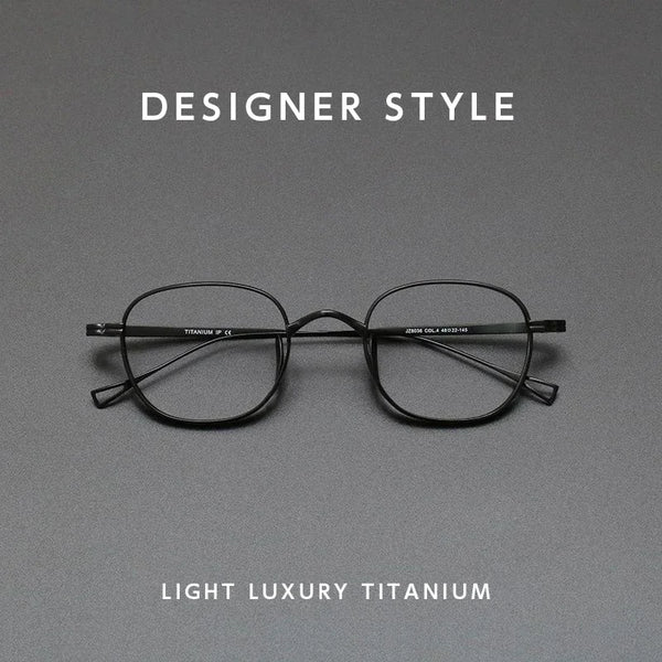 Unger Titanium Vintage Oval Eyeglasses Frames