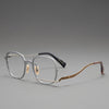 Luord Geometric-shaped titanium metal personalized eyeglass frames